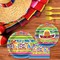 96 Pieces Fiesta Party Decorations Mexican Plates Tableware Set for Cinco De Mayo Party Decorations Supplies Mexican Themed Paper Dessert Plates Napkins Forks for 24 Guests Birthday Party Favors